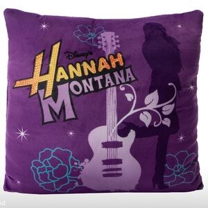 Disney Hannah Montana travel pillow 12x12 in NWT